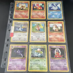 Vintage ⭐Complete Pokemon Base Set Common Uncommon Cards 1999⭐Pokemon Base set - Image 1