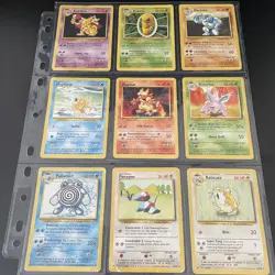 Vintage ⭐Complete Pokemon Base Set Common Uncommon Cards 1999⭐Pokemon Base set - Image 3