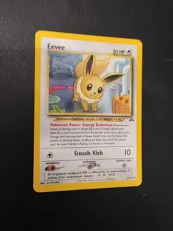 Eevee 38/75 Neo Discovery Uncommon Pokemon Vintage Card - NM -j - Image 2