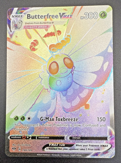 Butterfree V MAX 190/189 Darkness Ablaze Pokemon Card Secret Rare Near Mint - Image 1