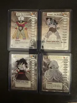 Dragon Ball Z Foil Cards Trunks Saga Cards #196,#198,#194 And #197 - Image 1