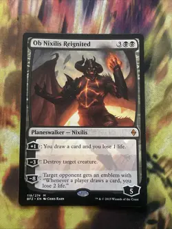 Ob Nixilis Reignited 119/274 Battle for Zendikar MTG Mythic - Image 1