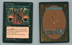 Magic the Gathering : Ice Age ( Dark Ritual ) Lightly Played - Image 1