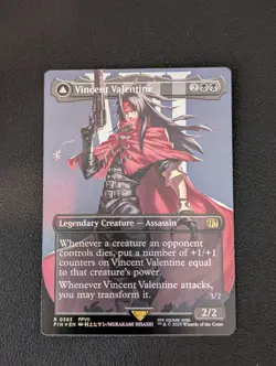 Vincent Valentine /Galian Beast Borderless Foil MTG: Final Fantasy NM+ - Image 1
