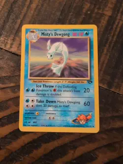 Pokemon TCG Misty's Dewgong Gym Challenge 54 Regular Unlimited Uncommon NM - Image 1