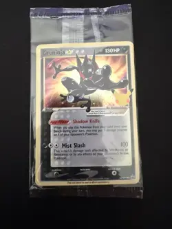 SEALED Greninja Gold Star SWSH144 Pokemon Celebrations - Image 1