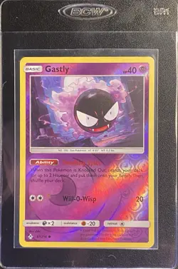 Gastly Reverse Holo 67/214 Pokemon TCG Sun & Moon Unbroken Bonds NM Free Ship - Image 3