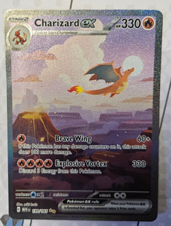 Pokemon TCG Charizard EX Scarlet Violet - 151 199/165 Holo Special Illustration - Image 1