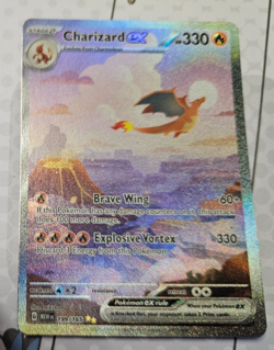 Pokemon TCG Charizard EX Scarlet Violet - 151 199/165 Holo Special Illustration - Image 3