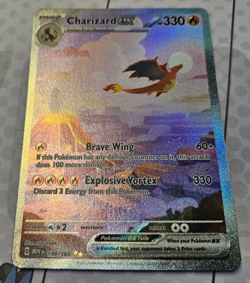 Pokemon TCG Charizard EX Scarlet Violet - 151 199/165 Holo Special Illustration - Image 4