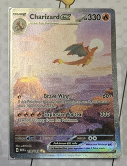 Pokemon TCG Charizard EX Scarlet Violet - 151 199/165 Holo Special Illustration - Image 5