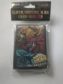 YuGiOh Egyptian God Card Sleeves (50) | High Quality | Konami 1/3 - Image 1