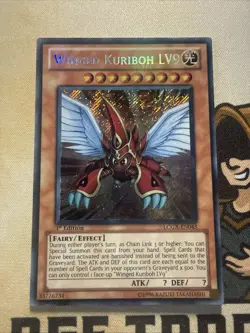 Winged Kuriboh Lv9 - LCGX-EN043 - Secret Rare - 1st Edition - Yugioh NM - Image 2