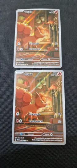Pokemon TCG Vulpix 138/132 Mega Evolutions Illustration Rare Card Mint - Image 1
