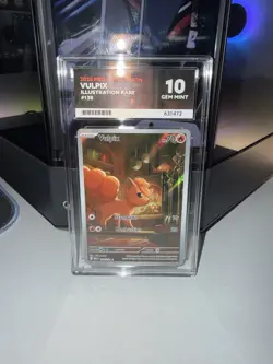 Pokemon TCG Vulpix Card 138/132 Mega Evolutions Illustration Rare - Image 2