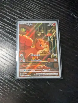 Pokemon TCG Vulpix 138/132 Illustration Rare Mega Evolutions Card Mint Condition - Image 1
