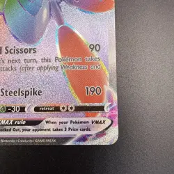 Scizor VMAX 193/189 Darkness Ablaze Rainbow Rare Full Art Pokemon Card TCG - Image 5