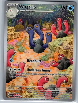 Wugtrio 224/091 SV: Paldean Fates - Pokemon Card - NM - Image 1
