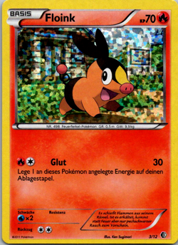 Tepig - 3/12 - Pokemon McDonald's Holo Promo Card VLP - Image 1