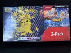Pokemon Surging Sparks ETB + Booster Bundle Costco 2-pack Sealed - Image 1