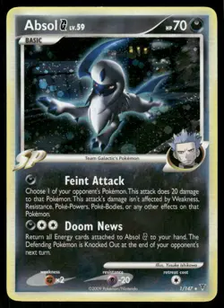 Pokemon Cards Absol G 1/147 Holo Supreme Victors Holo Rare LP - Image 1