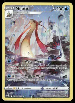 Pokemon Cards Milotic TG02/TG30 Silver Tempest Trainer Gallery Holo NM - Image 1