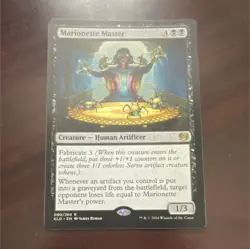 Magic: The Gathering Marionette Master Creature Kaladesh Black Rare Regular - Image 1