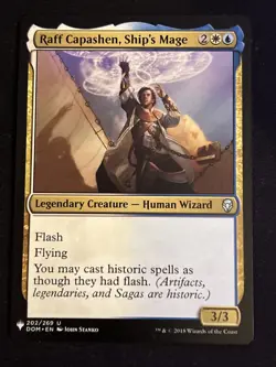 1x Raff Capashen, Ship's Mage (202) Mystery Booster LP MTG Magic x1 MKE - Image 1