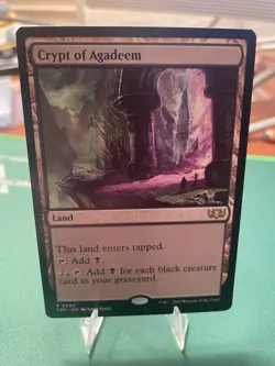 2025 Crypt of Agadeem NM Commander: Tarkir: Dragonstorm 354 MTG Regular Rare - Image 3