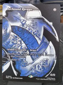 Arcbound Ravager 0014 (Borderless) TMNT: Magic The Gathering Regular NM - Image 1