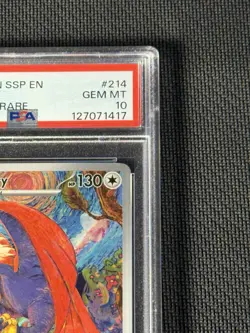 2024 Braviary 214/191 ILLUSTRATION RARE Pokemon Surging Sparks PSA 10 - Image 5