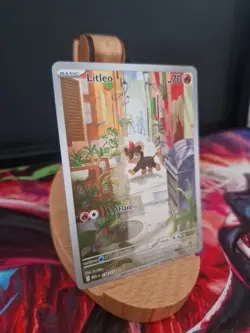 Pokemon TCG Litleo Mega Evolution 139/132 Illustration Rare NM Condition - Image 3