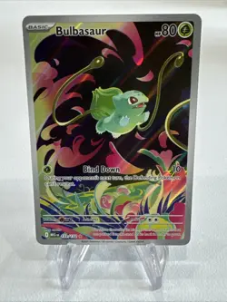 Bulbasaur 133/132 - Pokemon TCG - Mega Evolution Illustration Rare Holo - M/NM - Image 1