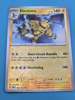 Electivire Uncommon Reverse Holo Pokemon TCG Temporal Forces 054/162 NM - Image 1