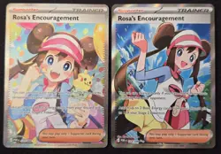 Pokemon TCG Perfect Order Rosa’s Encouragement SIR 123/088 AND IR 114/088 - Image 1
