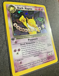 Dark Hypno 9/82 1ST EDITION HOLO Team Rocket Pokemon TCG WOTC Vintage MINT-NM - Image 3