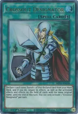 Yugioh! Crossout Designator - MP21-EN258 - Ultra Rare - 1st Edition Near Mint, E - Image 1
