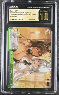 Bunny X 777 RRR S117-056R | CGC PRISTINE 10 | Weiss Schwarz Goddess of Victory: - Image 3
