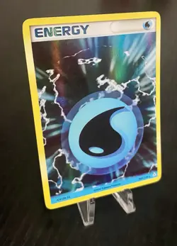 Water Energy 107/110 Holo Rare EX Holon Phantoms Pokemon Card - Image 3