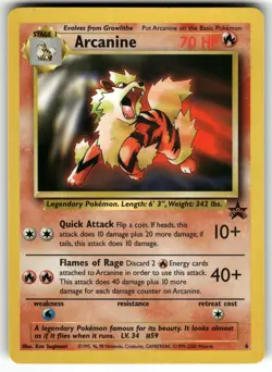 Arcanine 06/53 WoTC Promo LP Pokemon Card TCG - Image 1