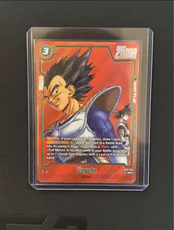 Dragon Ball Super Card Game Manga Booster Vegeta SB01-025 English SR Alt Art - Image 1