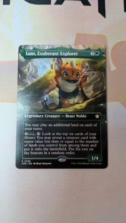 MTG Foundations Loot, Exuberant Explorer 0336 Regular NM/M - Image 1