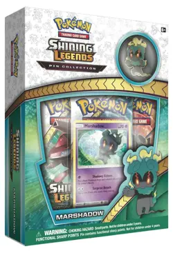 Pokemon Sun & Moon Shining Legends Slg Pin Collection Marshadow (EN) - Image 1