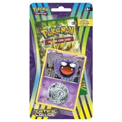 Pokemon XY Fates Collide FCO Gastly Blister Checklane Blister 1 Pack (EN) - Image 1