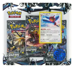 Pokemon Sun & Moon Ultra Prism Urp Porygon-Z Blister 3 Packs (EN) - Image 1