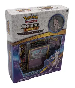 Pokemon Sun & Moon Shining Legends SLG Pin Collection Mewtwo (EN) - Image 1