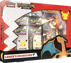 Pokemon Sword & Shield Celebrations CEL Collection Lance's Charizard V (EN) - Image 1