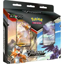 Pokemon V Battle Deck Bundle Lycanroc VS Corviknight (EN) - Image 1