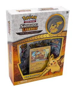 Pokemon Sun & Moon Shining Legends SLG Pin Collection Pikachu (EN) - Image 1