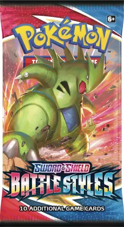 Pokemon Sword & Shield Battle Styles BST Busta 10 Carte (EN) - Image 1